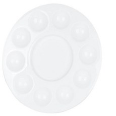 원형 10칸 팔레트 10개 색칠 일회용 미술 pck+838qI