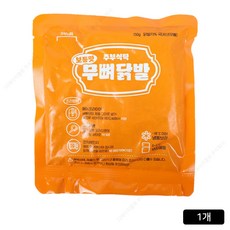 [홈쇼핑] 주부식탁 전진주의 국내산 무뼈닭발, 1개, 150g