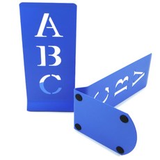 정스네 북엔드 장서형 2P 소품인테리어, 블루