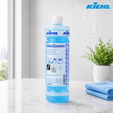 글라스퀸 GlasQueen 키엘 고급 유리 세정제 독일 친환경 세제 거울 창문 청소, 1개, 1L