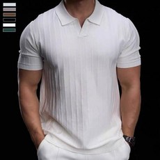 2026 男士夏季 Polo衫 針織條紋 短袖 T恤 涼感衣 高爾夫球衫 休閒商務