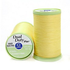 퀼트넘버원 듀얼듀티 플러스 퀼팅실, 7330 옐로우, 1개