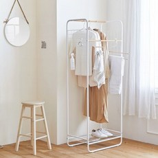 룸앤홈 재입고 메쉬 수납 행거 L 화이트, 메쉬수납행거L 화이트