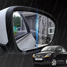 마티즈 전용 사이드미러 발수 코팅 필름 발수 코팅 사이드미러 자동차 마티즈 유리 필름 맞춤형 방수 dew+29605Jc