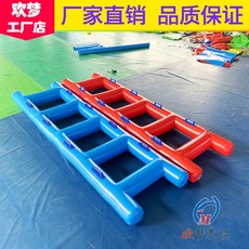 장애물 경기 달리기 게임 행사 에어바운스 사다리 손잡이, 4인용 핸들O 에어펌프X, 1개