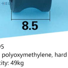 1Pcs R5*16*8.5mm U 자형 베어링 롤러 695 베어링 이동 풀리 고무 롤러 음소거 탄성 롤러 풀리