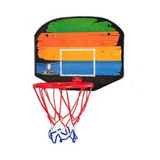 간이 농구 골대 표면 볼 간편 슈팅 스탠드 야외용 연습 후크 37cm (스트리트) 7호, 5색 보드 37cm
