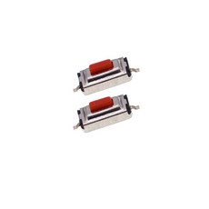 100 개/몫 마이크로 택트 스위치 터치 3 6 2 5MM SMD MP3 MP4 태블릿 PC 버튼 2PIN 원격 제어 자기 리셋 순간, RED COLOR