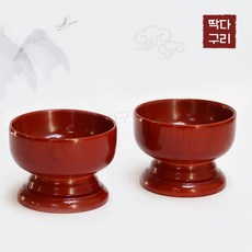 딱다구리 물푸레나무 원목제기 탕그릇, 2개