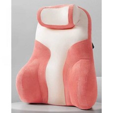 허리받침대 목받침 허리쿠션 디스크 요추 등받이쿠션, 1개, 은회색 대형(70x42x20cm)