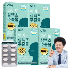삼백초 추출물 식약청 HACCP 인증 국산 100% 파이토 알레, 4개, 60정