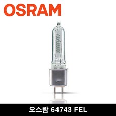 오스람 64743 FEL 120v 1000w G9.5 방송용 무대조명 할로겐 램프, 전구색, 1개