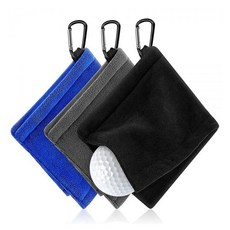 수건 골프 블랙 클립형 먼지 닦기 모래 필드 고리 흙 채 공 라운딩 you*882ey, 상세페이지 참조, 1개