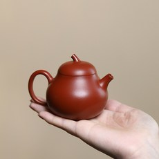 宜興紫砂壺小容量硃泥功夫茶具泡茶壺潮汕小壺, GH041茄瓜, 1個
