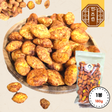 안주인몰 밤콘 맛나콘 카라멜콘 맛 과자 간식, 180g, 1개
