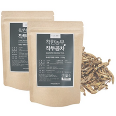 착한농부 국산 볶은 구수한 햇 작두콩차 효능, 1개, 2개입, 125g