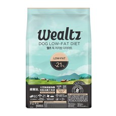 維爾滋 Wealtz 天然無穀低脂高纖犬糧 1.2kg (300g x 4包) 低脂21% 無穀配方, 300g, 1包