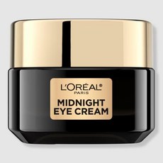 L'Oreal Paris Age Perfect Cell Renewal 미드나잇 아이 크림 안티에이징 다크 서클 감소 주름 감소 14.8ml(0.5액량 온스) 무향 크림