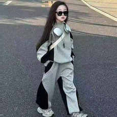 그레이블랙투톤 상하복