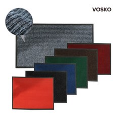 보스코 현관매트 카페트 발판 업소용 사무실 출입구 카펫 바닥매트 미끄럼방지, 파랑, 1개