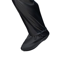 防水高筒雨鞋套, 黑色簡易款,2XL【適用於鞋號46-48】