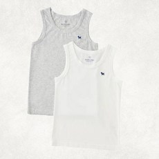 편하고 활동적인 블루독 MG베이직뱀부2종런닝 24W10-500-03 출산 선물 백일 돌 선물