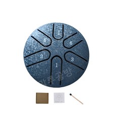 스틸 핸드팬 드럼 손드럼 행드럼 차임, 1개