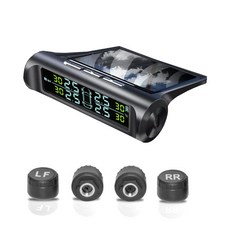 도로 측면용 태양열 타이어 압력 모니터 컬러 스크린 외부 센서