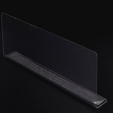 현아쇼 마트 편의점 진열대 상품 정리 칸막이 투명 가이드 레일 (자석형/일반형 옵션) 상품가이드