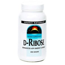SOURCE NATURALS D-核糖膳食補充粉, 1罐, 200g