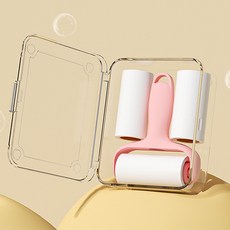 아킴 휴대용 핸디형 초초강력 먼지제거 털제거 사선커팅 미니찍찍이 돌돌이 테이프, 1개