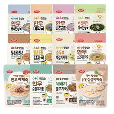 베베스트 아이 맛있는 국 10종 + 야채죽 2종 12종set, 12종, 1세트