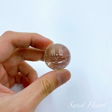 Sweet Heart 開運精選水晶球 多色可選 輕微瑕疵, 白, 1個