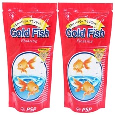 금붕어 관상어 열대어 사료 먹이, 100g, 2개