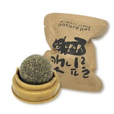 캣닢 네이처펫 사탕 냥냥이 롤링 고양이용 간식 캣그라스 애완용품, 본상품