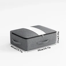 수납침대 접이식 부직포 침대 바닥 보관 가방 대용량 의류 담요 깔끔한 옷장 먼지 1PC, 01 S