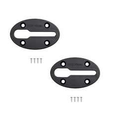 패들 홀더와 호환되는 2세트 카약 슬라이드 트랙 레일 브래킷 카약 로우 프로파일 트랙, Style 3