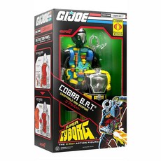Super7 Super Cyborg G.I. Joe Cobra B.A.T. - 27.9cm(11인치) 액션 피규어 액세서리 포함 클래식 만화 수집품 및 레트로 장난감, Super7 Super Cyborg G.I. Joe C
