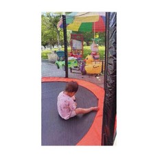 트램폴린 방방이 점핑 야외 놀이 시설 펜션 트램펄린 점핑머신, 6피트(오렌지) 벨트그물
