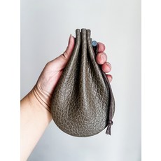 普瑞米 野牛紋牛皮文玩收納袋