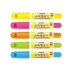 동아 원형 고체형광펜 낱개, 분홍