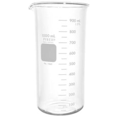 Pyrex Berzelius 톨 폼 1000mL 비커 그라데이션 각 투명