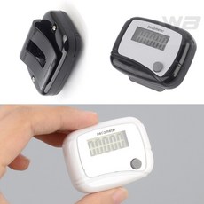 엘디자인 디지털 만보기 걷기운동, 화이트