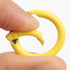 DDAM 컬러오픈형고리링24mm 원터치, 레드