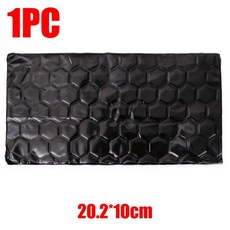 자동차 방음판 방화벽 열 차단 단열재 부틸 고무 복합 알루미늄 플레이트 자가 접착 매트, 1개