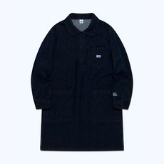 Lee 키즈 데님 카라 레귤러핏 원피스 인디고로우 L403OP72IR 935143