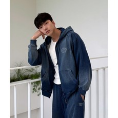 매장정품 와키윌리 WACKY WILLY 데님라이크 후드집업 인디고 WA2503HZ15NA 194946