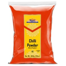라니 칠리 파우더 (미르치) 분쇄 인도 향신료 3.5온스 ( 라니 칠리 파우더 (미르치) 분쇄 인도 향신료 3.5온스 (100g) ~ 올 내추럴 | 무염 | 비건 | 무색소 |, 1개, 벌크 백, 1.75 파운드 (1팩)