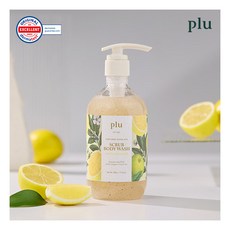 [플루] [단품] 슈퍼 비타 스파 스크럽 바디워시 레몬그린티 500g, 1개