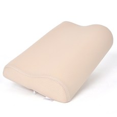 게티홈 메모리폼 경추베개, 베이지, 1개